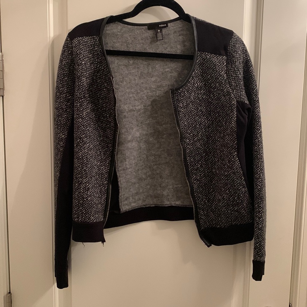 Black and white jacket